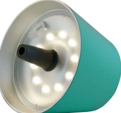 Abat-jour à fixer sur bouteille Top 11 cm (Turquoise)