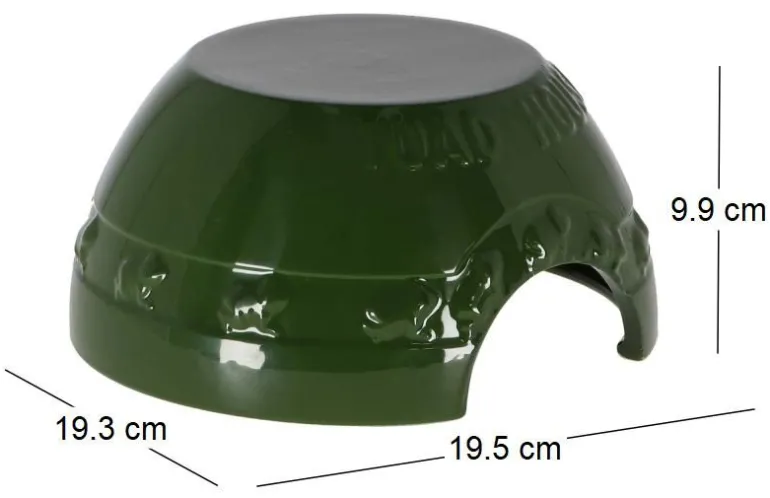 Abri crapaud en céramique