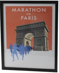 Affiche marathon de Paris 40x50 cm