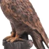 Aigle en résine sur tronc (Aigle royal)