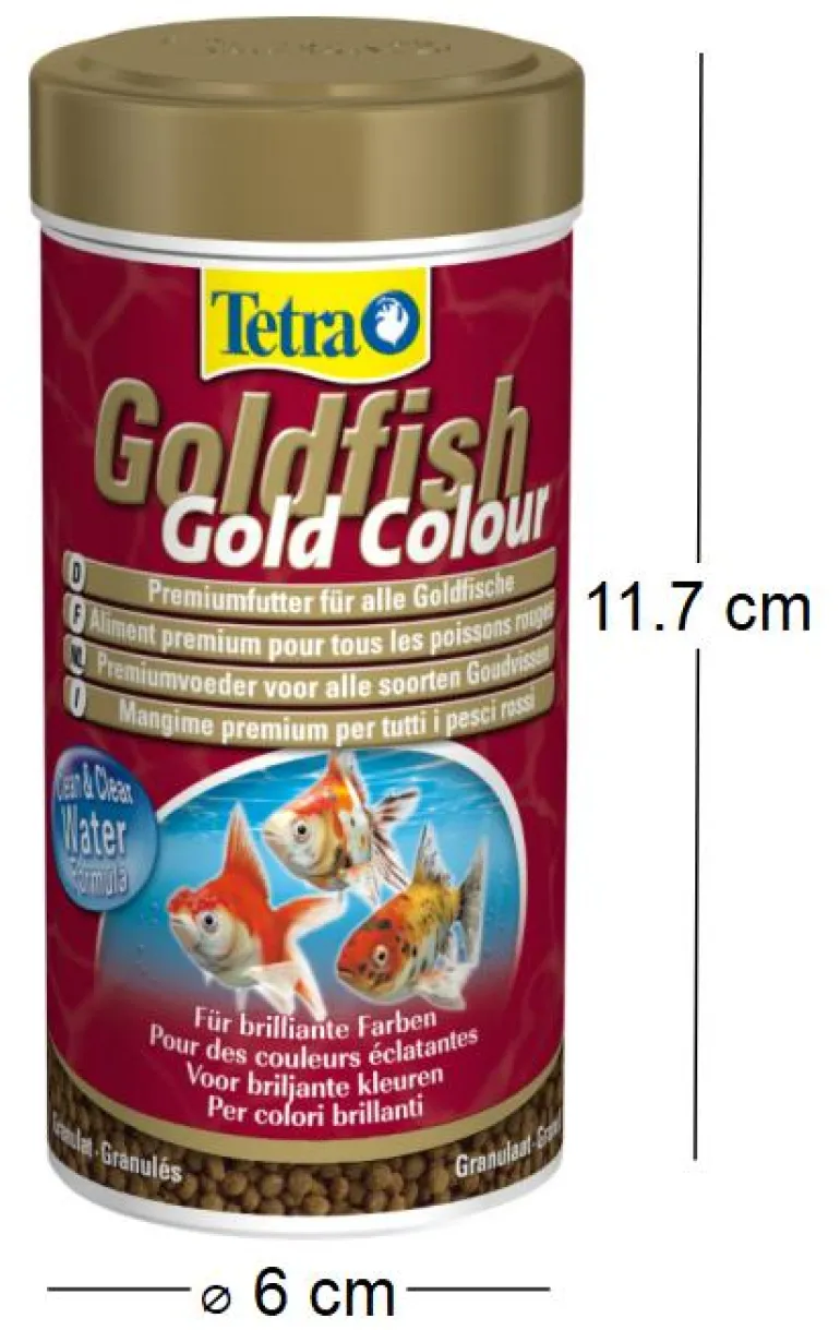 Aliment complet Tetra goldfish gold color 250 ml