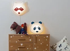 Applique animal masqué led (Raton laveur)