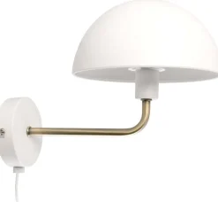Applique murale en métal Bonnet (Blanc)
