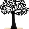 Arbre décoratif en aluminium noir et manguier