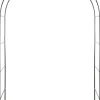 Arche déco en fer noir Atea (Lot de 10)