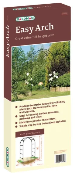 Arche déco en fer noir Atea (Lot de 5)