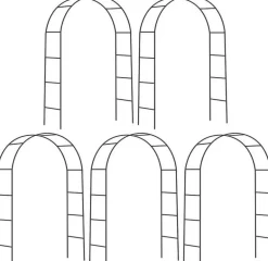 Arche déco en fer noir Atea (Lot de 5)