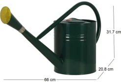 Arrosoir en métal vert 7 L