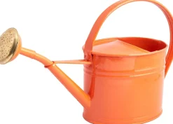 Arrosoir ovale en acier 1.75 Litres (Rouge corail)