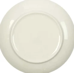 Assiette en porcelaine Cottage 20 cm (Lot de 6) (Blanc et gris)