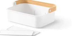 Bac de rangement avec poignée empilable Bellwood (35 x 26 x 13 cm)