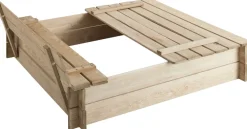 Bac à sable avec Bancs intégrés