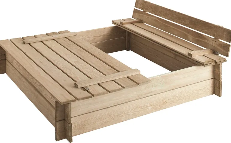 Bac à sable avec Bancs intégrés