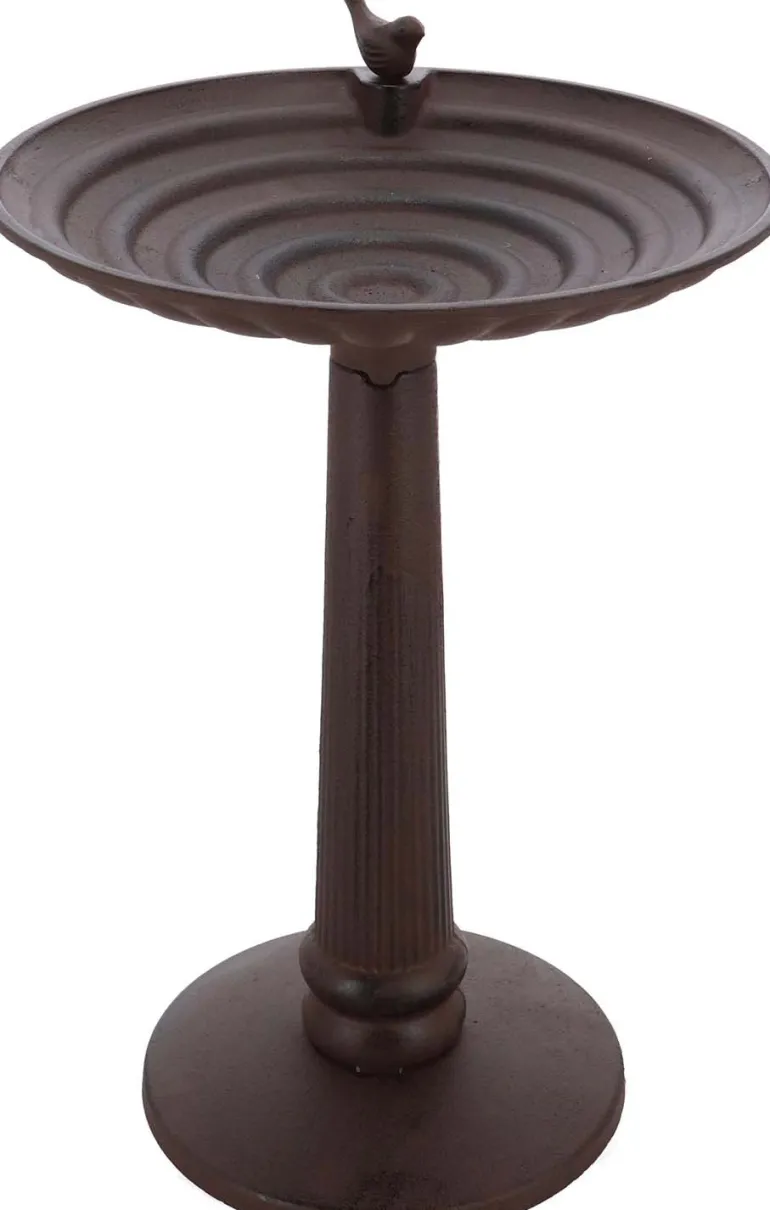 Bain à oiseaux en fonte sur pied (XL - 37 cm)