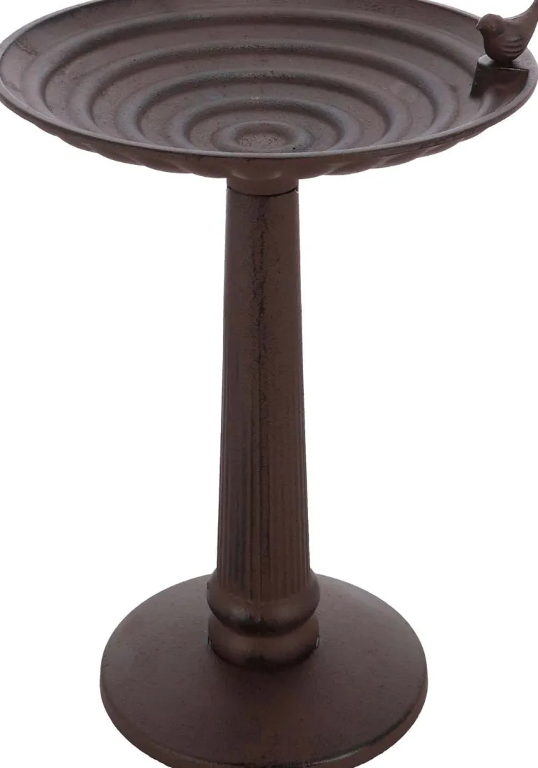 Bain à oiseaux en fonte sur pied (XL - 37 cm)