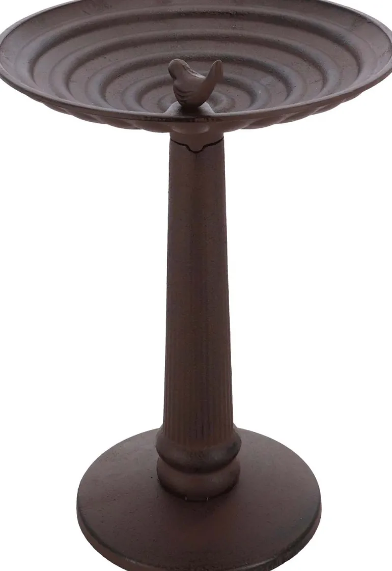 Bain à oiseaux en fonte sur pied (XL - 37 cm)