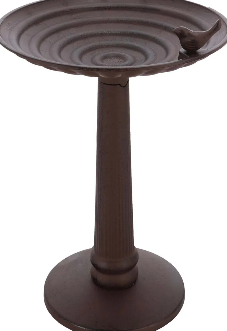 Bain à oiseaux en fonte sur pied (XL - 37 cm)