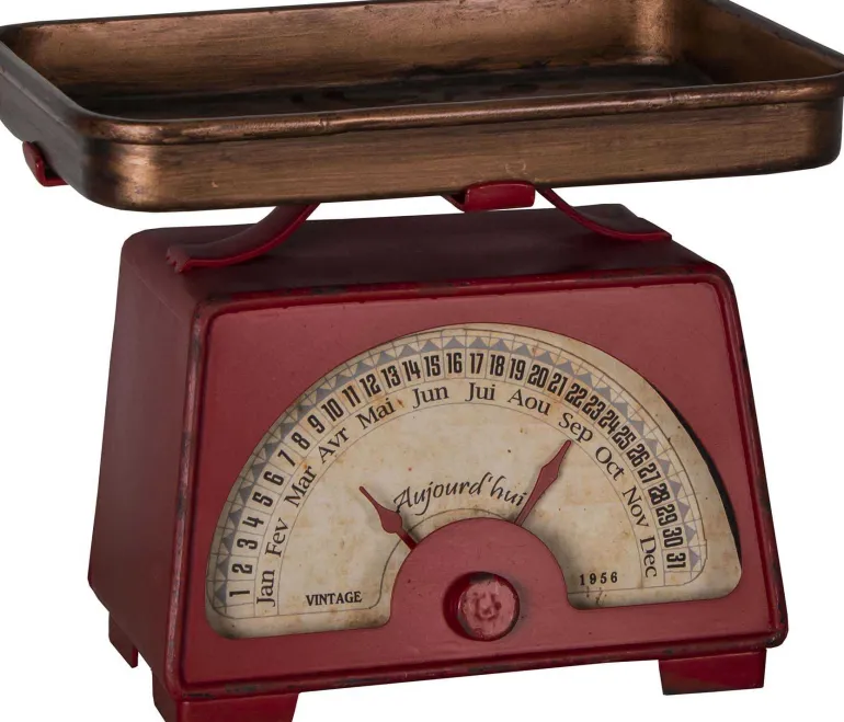 Balance décorative Calendrier vintage