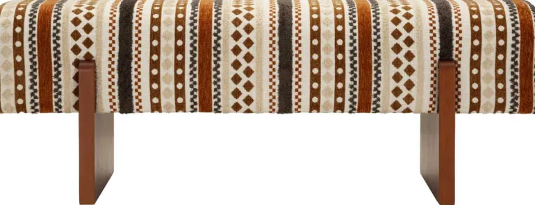 Banc en tissu Etnic 120.5 x 45 x 43 cm
