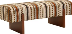 Banc en tissu Etnic 120.5 x 45 x 43 cm