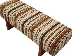 Banc en tissu Etnic 120.5 x 45 x 43 cm