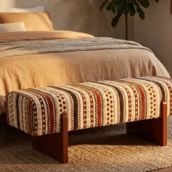 Banc en tissu Etnic 120.5 x 45 x 43 cm