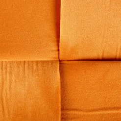 Banc en velours Weaved (Orange)