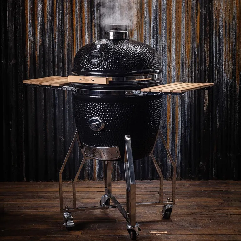 Barbecue grill Kamado en céramique haut de gamme (porte clés et gourde offerts) (XL - 56 cm)