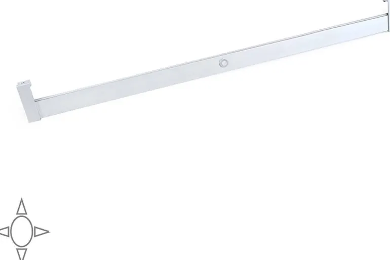 Barre de penderie pour armoire avec lumière led avec détecteur de mouvement Polux