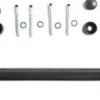 Barre gymnastique thermolaqué avec fixations (125 cm)
