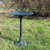 Bassin à oiseaux sur pied en fonte