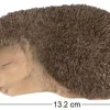 Bébé hérisson dormant en résine 13.2 cm