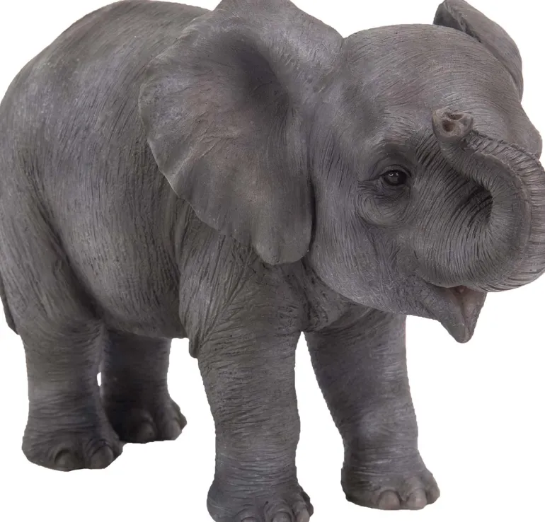 Bébé élephant en résine 12 cm