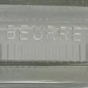 Beurrier en verre strié Cook