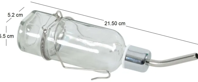 Biberon en verre pour cochon d'inde Neolife 180 ml