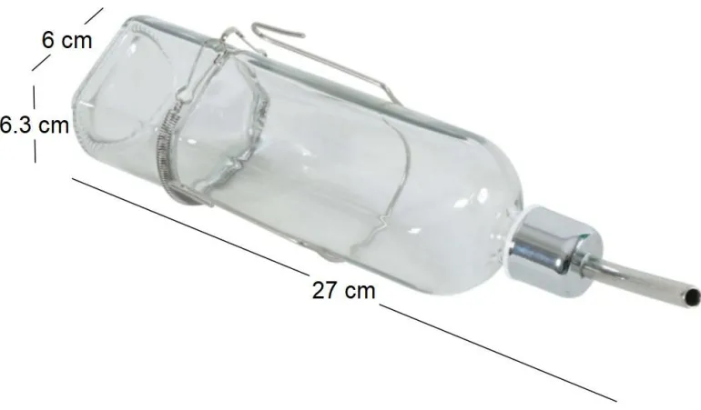 Biberon en verre pour rongeurs Neolife 350 ml