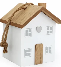 Bloc-porte en MDF Maison 12 x 8.5 x 13 cm (Blanc)