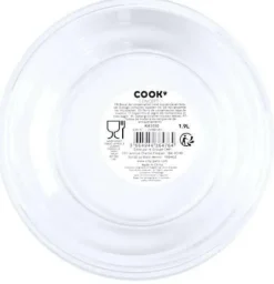 Bocal de conservation en verre couvercle en bois 1.9 litres