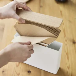 Boite de conservation spéciale filtre à café en métal Tosca
