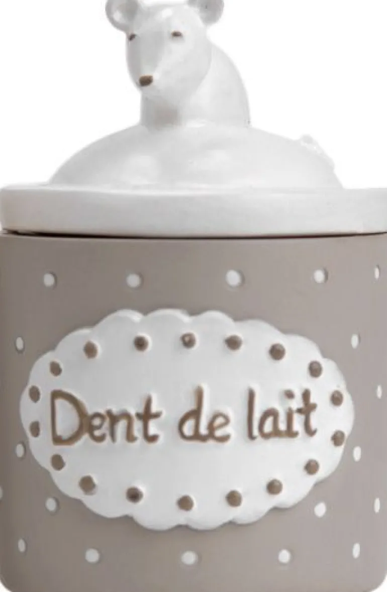 Boite à dents de lait souris (Taupe)