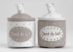 Boite à dents de lait souris (Taupe)