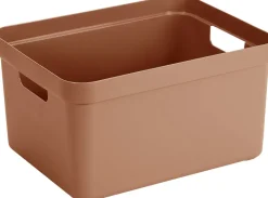 Boite de rangement Sigma home Box 32 L (Terracotta)