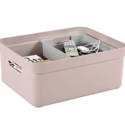 Boite de rangement Sigma home Box 24L (Rose)