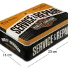 Boite à sucres publicitaire en métal (Harley Davidson service et Repair)