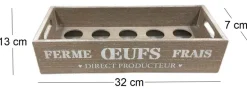Boite à œufs 32 x 13 cm