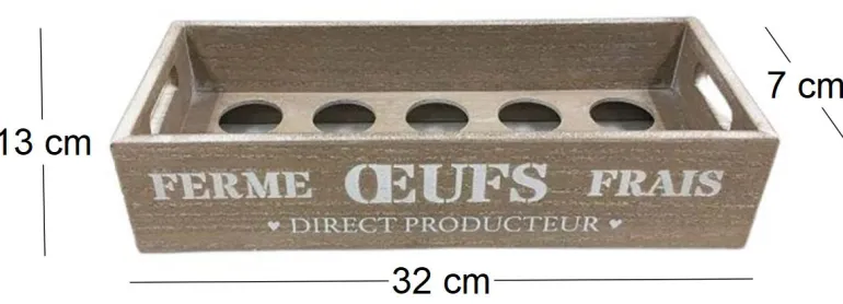 Boite à œufs 32 x 13 cm