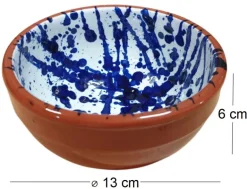 Bol en céramique Splash 13 cm