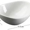 Bol ovale en porcelaine Sophie