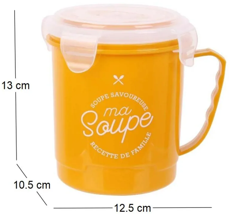 Bol à soupe spécial transport 65 cl (Jaune)
