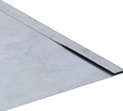 Bordure de jardin basse en acier galvanisé
